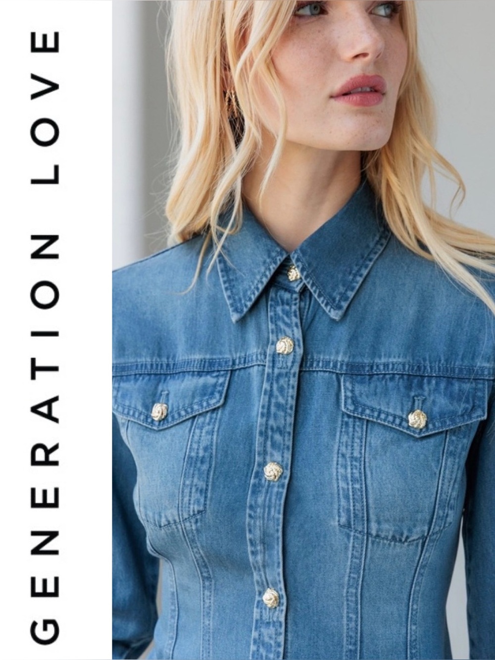 Generation Love Antoinette Denim Shirt
